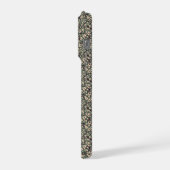 1940s Wartime Floral Sprig Vintage Pattern iPhoneケース (左側面)