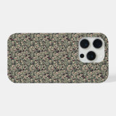 1940s Wartime Floral Sprig Vintage Pattern iPhoneケース (裏面横)