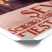 1941セビリア・スペイン・ヴィンテージ旅行 ポスター (角)