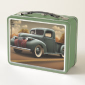 1941ピックアップトラック金属弁当箱 メタルランチボックス (裏面)