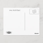 1941ポンティアック2 ポストカード (裏面)