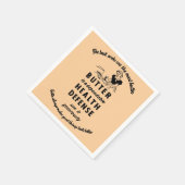 1941ヴィンテージバターアド スタンダードカクテルナプキン (角)