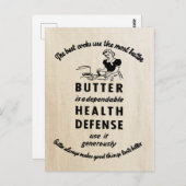 1941ヴィンテージバター ポストカード (正面/裏面)