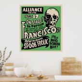 1941ヴィンテージFrancisco Spook Showポスター ポスター (キッチン)
