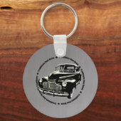 1941伝統的シブクーペ鋼 キーホルダー (正面)