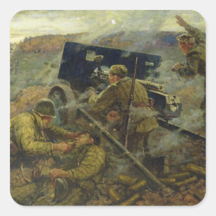 1941年にモスクワの近くのYelnyaの戦い スクエアシール
