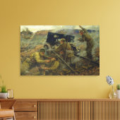 1941年のモスクワ近郊のエリニャの戦い キャンバスプリント (インサイチュ (リビング))