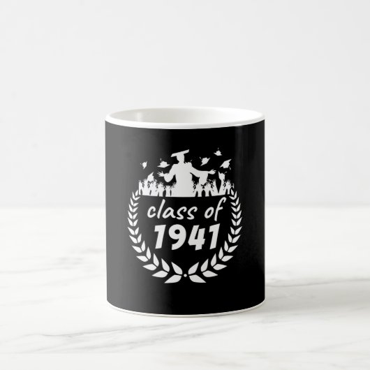 1941年の卒業又は懇親会デザイン コーヒーマグカップ (中央)