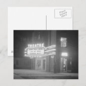1941年の夜の映画館 ポストカード (正面/裏面)