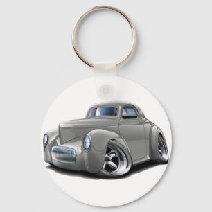 1941年のWillysの銀製車 キーホルダー