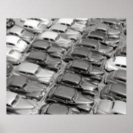 1941年シカゴの車。ヴィンテージ写真 ポスター