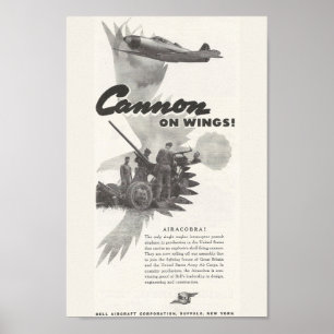 1941年ベル航空機広告 ポスター