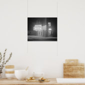 1941年夜の映画館。ヴィンテージ写真 ポスター (キッチン)