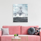 1941年5月23日Bismarck用フードヘッド2014 キャンバスプリント (インサイチュ (リビング))