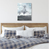 1941年5月23日Bismarck用フードヘッド2014 キャンバスプリント (インサイチュ (寝室))