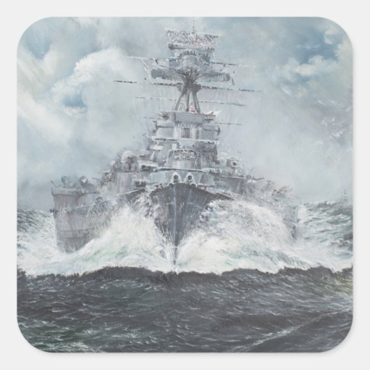 1941年5月23日Bismarck用フードヘッド2014 スクエアシール (正面)