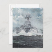 1941年5月23日Bismarck用フードヘッド2014 ポストカード (正面/裏面)