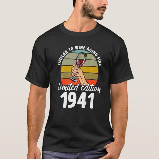 1941年81素晴らしレトロのワイ生まれン・エイジングに似た Tシャツ (正面)