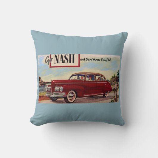 1941年Nash自動車広告 クッション (正面)