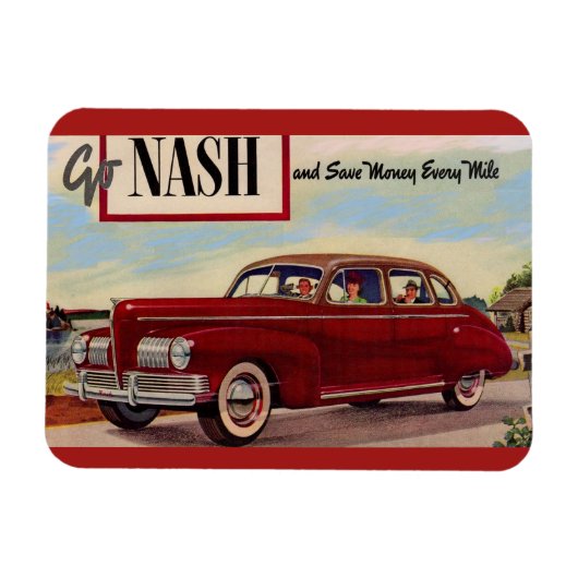 1941年Nash自動車広告 マグネット (横)