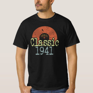 1941最高の年の1941年のクラシック誕生日で生まれ1941年のビニール Tシャツ