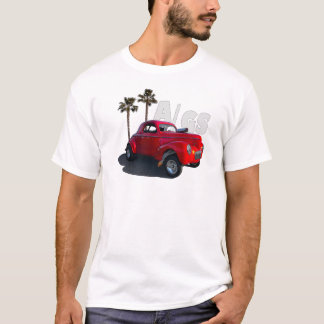 1941 Willys Coupe Gasser A/GS Tシャツ