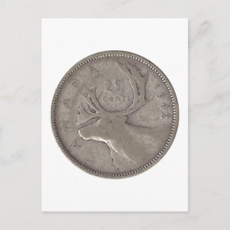 1942カナダ四半期 ポストカード