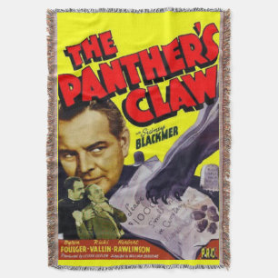 1942パンサーのクロー映画ポスタープリント スローブランケット