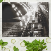 1942ホノルルズフォート通りアットナイト キッチンタオル (折り畳み)