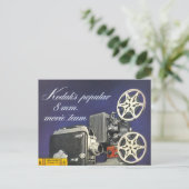 1942ムービーカメラおよびプロジェクタ ポストカード (スタンド正面)