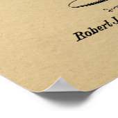 1942ヴィンテージ飛行機特許スケッチ芸術プリント ポスター (角)