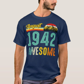 1942威厳がある誕生日ギフトシャツヴィンテージ威厳がある194 Tシャツ