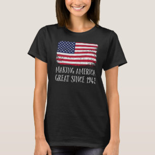 1942年から80番目の誕生日が素晴らしアメリカを作る5 Tシャツ