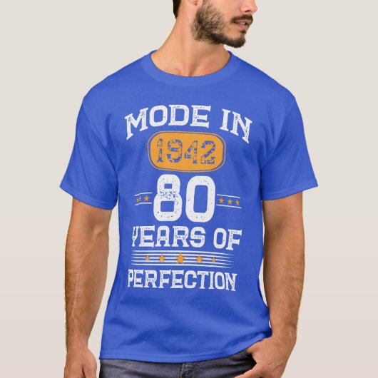 1942年のモード 完璧な80年 レトロ Tシャツ (正面)