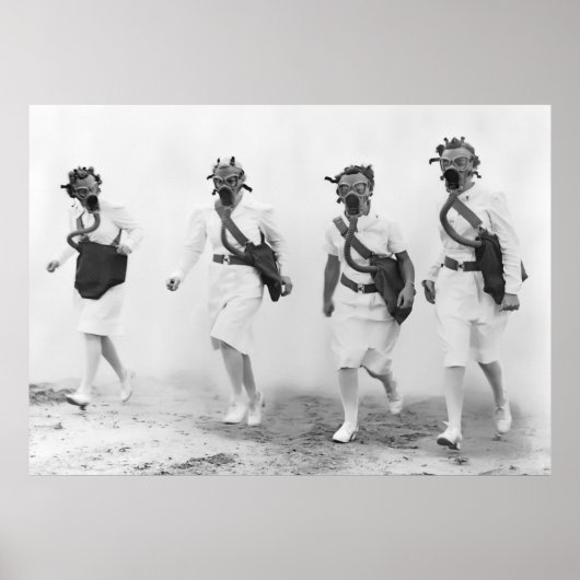 1942年の化学攻撃 ポスター (正面)