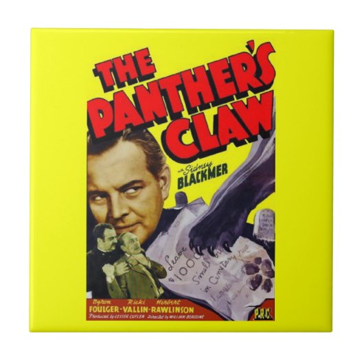 1942年パンサーのクロー映画ポスター タイル (正面)