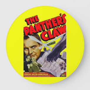 1942年パンサーのクロー映画ポスター ラージ壁時計