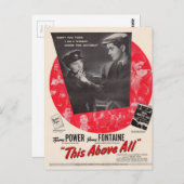 1942年上映作品ポスター ポストカード (正面/裏面)