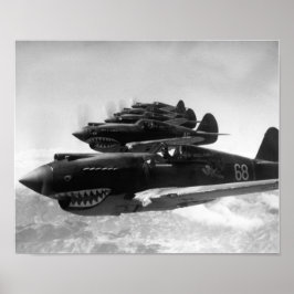 1942年成飛んでいる形の虎 ポスター