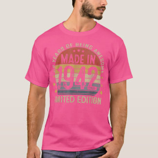 1942年限定版80年ギフト80t tシャツ