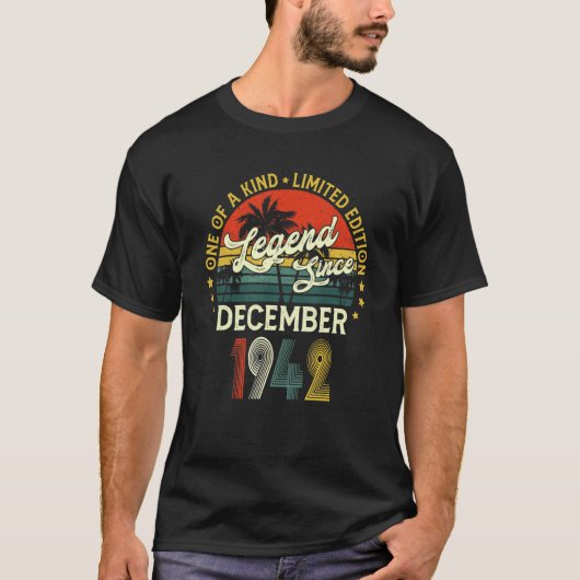 1942年12月80誕生以来80年の伝説 Tシャツ (正面)