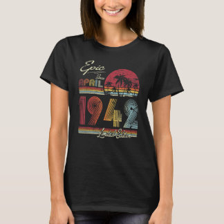 1942年4月以来の叙事詩80年80誕生日1 Tシャツ