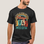 1942年80誕生日素晴らしに80歳のBe Tシャツ (正面)