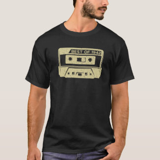 1942最高の年のTヴィンテージ80歳のバレ Tシャツ