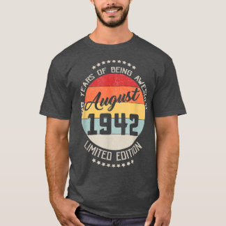 1942 威厳がある 80th誕生日Tee 80年Aw Tシャツ
