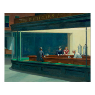 エドワード ホッパーポスター&プリントデザイン・印刷 │ Zazzle JP
