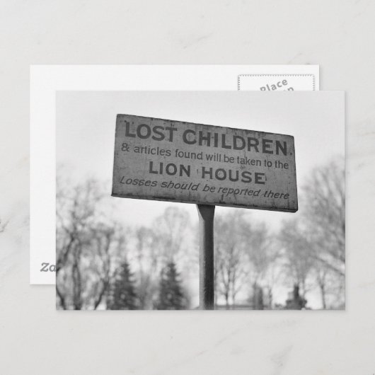 1943失った年、獅子家で子どもを拾う ポストカード (正面/裏面)