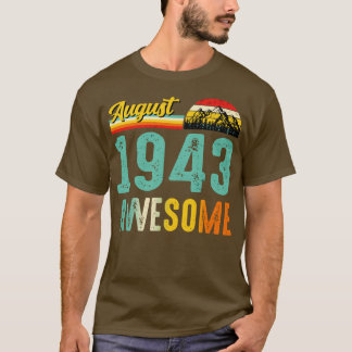 1943威厳がある誕生日ギフトシャツヴィンテージ威厳がある194 Tシャツ