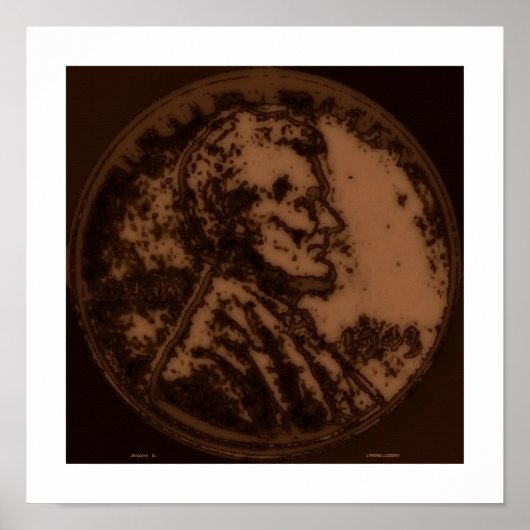 1943小麦ペニー3 ポスター (正面)