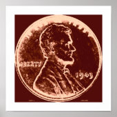 1943小麦ペニー5 ポスター (正面)